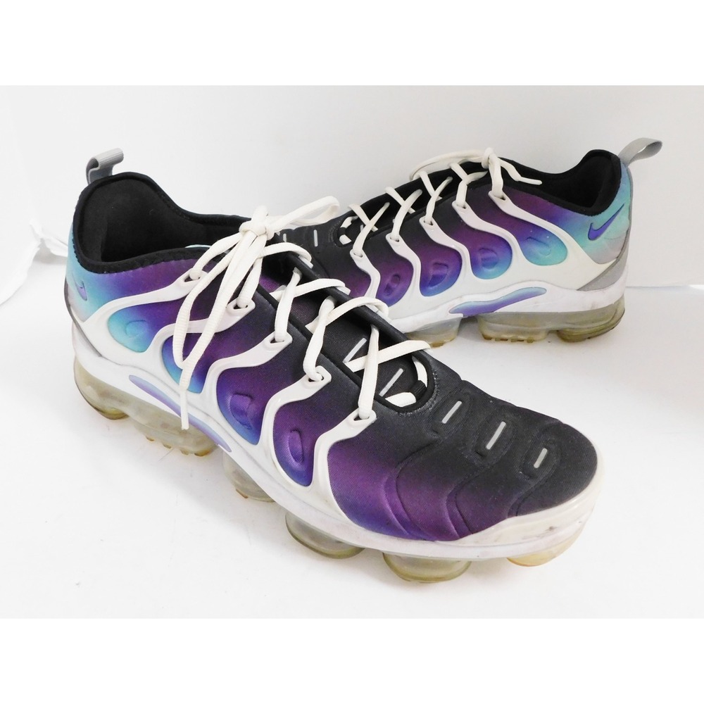 Nike Air Vapormax Plus White/Fierce Purple 924453-101 Shoes Men's Size 13